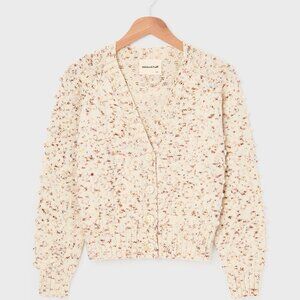 Misha & Puff Adult Popcorn V-Neck Cardigan - Confetti